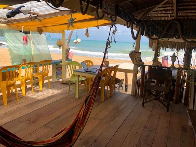 Beach Shack Chalet - Garden View Aframe Big Unit Kampong Juara Esterno foto