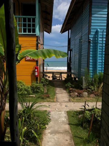 Beach Shack Chalet - Garden View Aframe Big Unit Kampong Juara Esterno foto